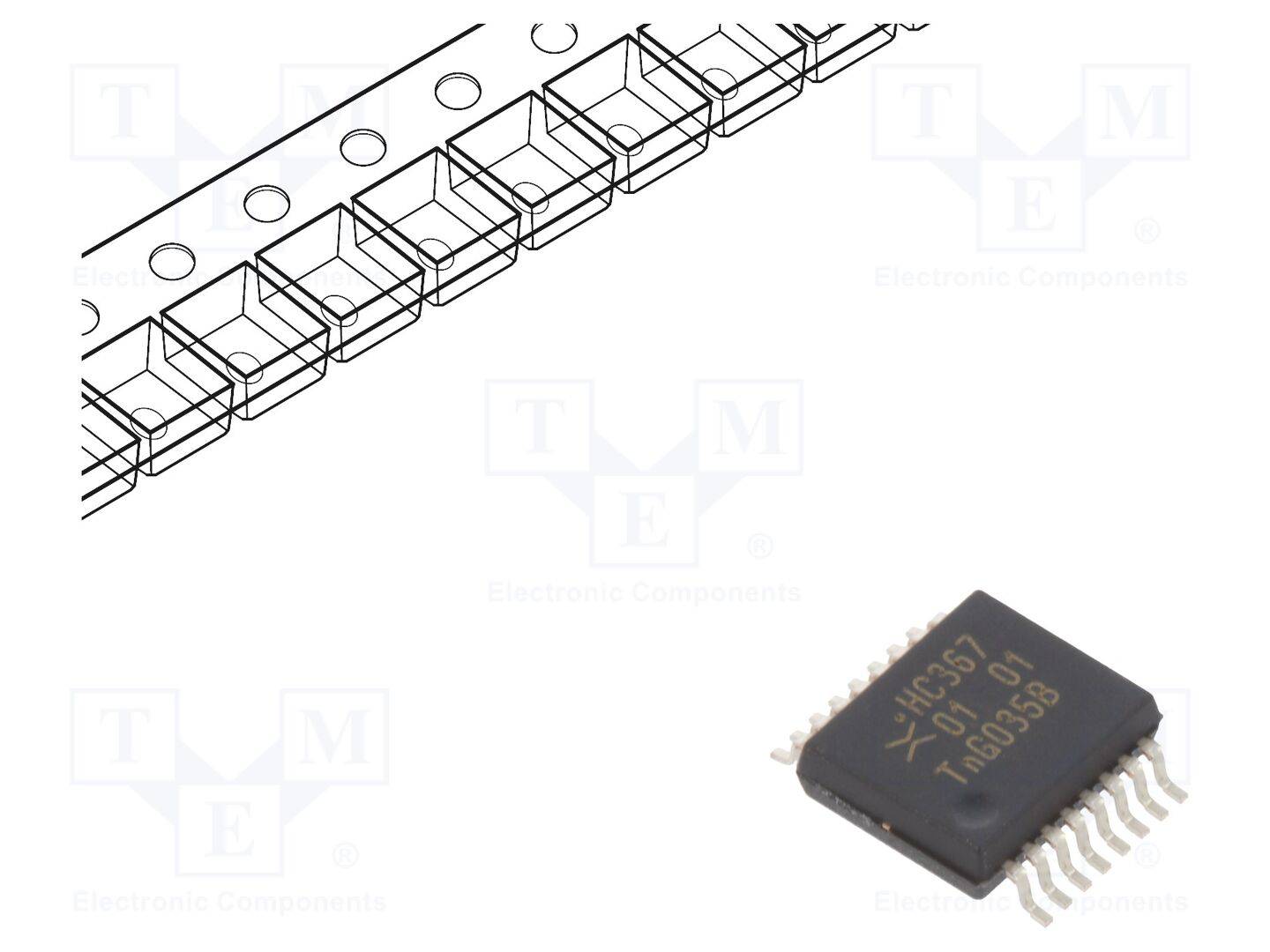NEXPERIA 74HC367DB.118 IC: digitaal; buffer,niet-inverterend,lijncontroller; Ch: 6; CMOS - 3 stuks-0