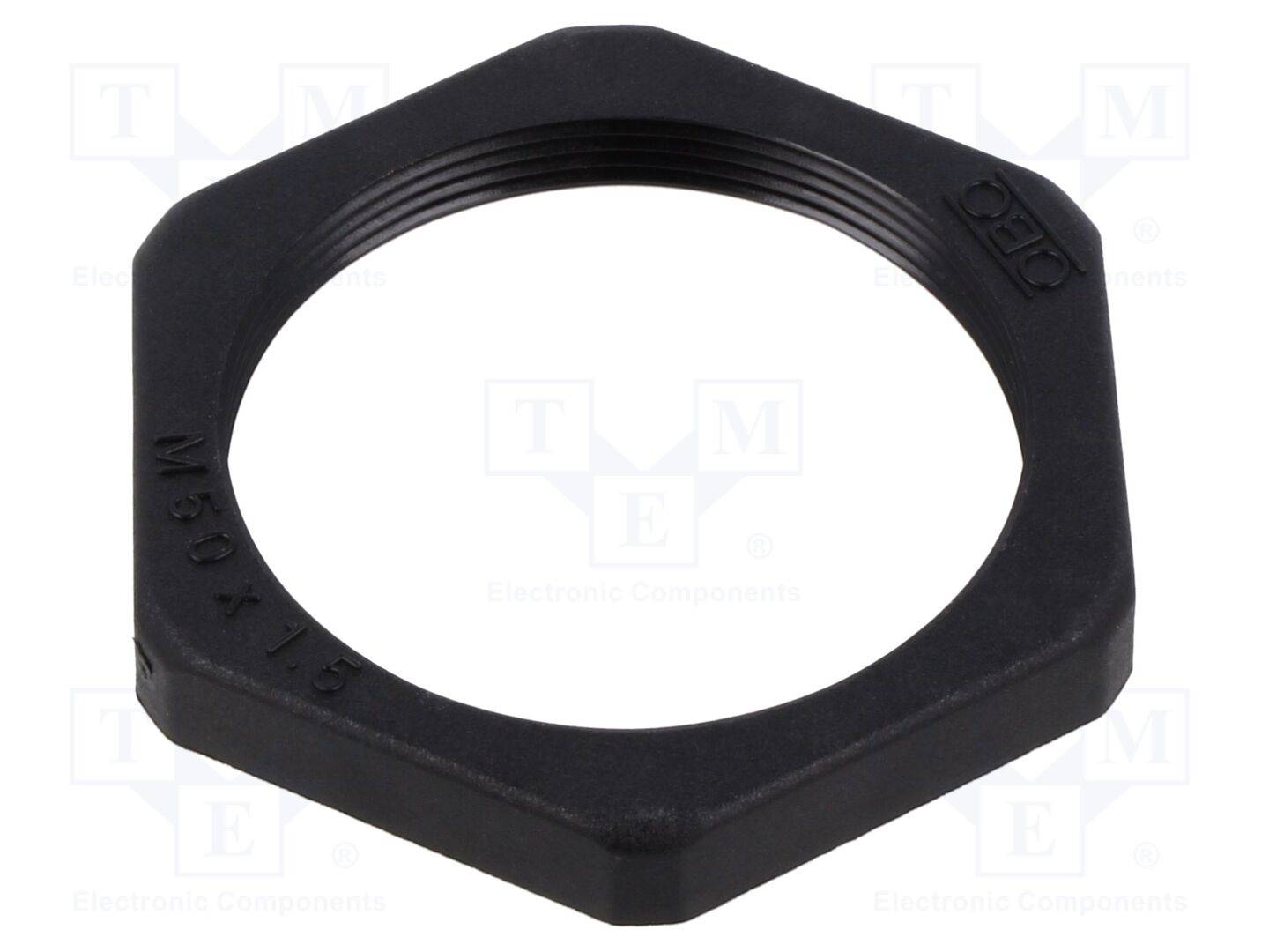 OBO BETTERMANN OBO-2049120 Moer; M50; polyamide; zwart; Spoed: 1,5 - 1 stuk-0