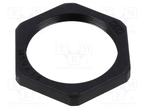 OBO BETTERMANN OBO-2049120 Moer; M50; polyamide; zwart; Spoed: 1,5 - 1 stuk