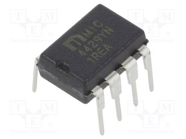 MICROCHIP TECHNOLOGY MIC4429YN IC: driver; poortcontroller; DIP8; 6A; Ch: 1; 4,5÷18V; 1,6MHz - 1 stuk
