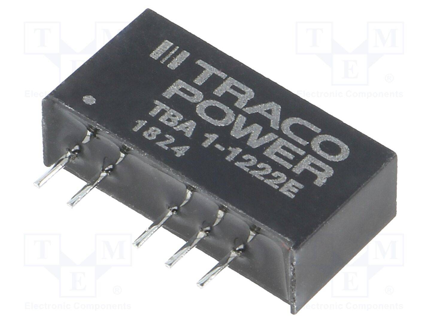 TRACO POWER TBA1-1222E Omvormer: DC/DC; 1W; Uin: 10,8÷13,2VDC; Uuit: 12VDC; Uuit2: -12VDC - 1 stuk-0