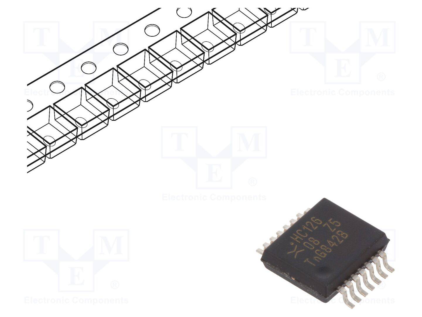 NEXPERIA 74HC126DB.118 IC: digitaal; buffer,niet-inverterend,lijncontroller; Ch: 4; CMOS - 1 stuk-0