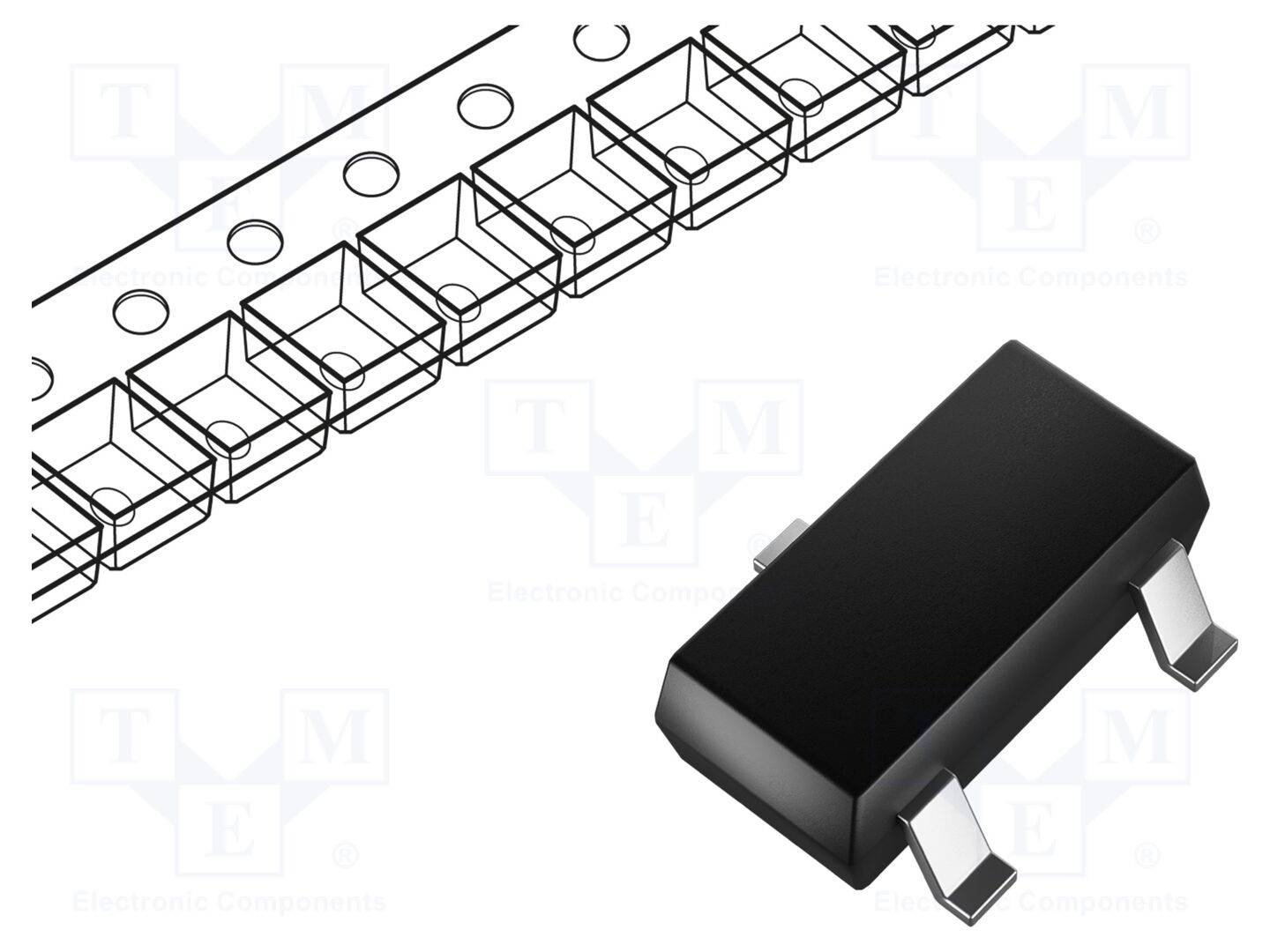 TEXAS INSTRUMENTS LM60CIM3X/NOPB IC: temperatuursensor; -40÷125°C; SOT23-3; SMD; Interface: analoog - 1 stuk-0