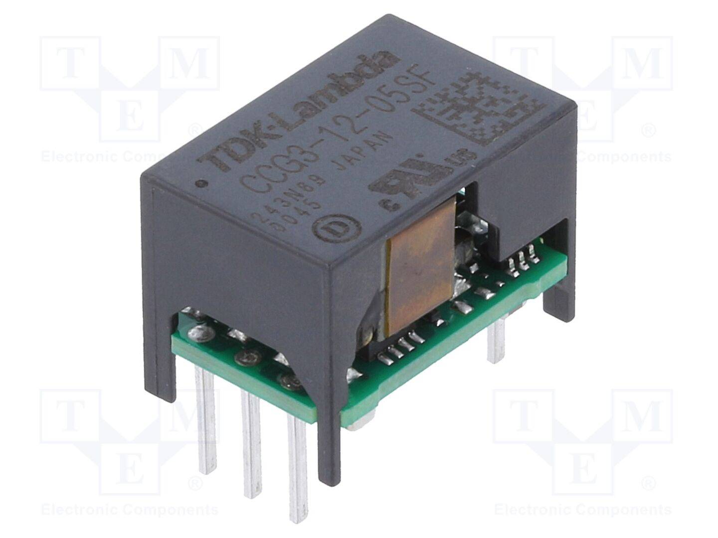 TDK-LAMBDA CCG3-12-05SF Omvormer: DC/DC; 3W; Uin: 4,5÷18VDC; Uuit: 5VDC; Iuit: 600mA; THT - 1 stuk-0