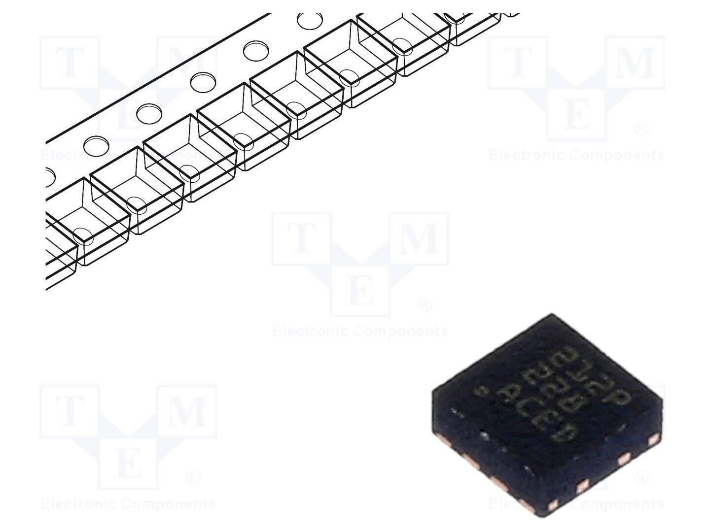 TEXAS INSTRUMENTS DRV8212PDSGR IC: driver; H brug; borstelmotorcontroller; WSON8; 1,76A; Ch: 1 - 1 stuk-0