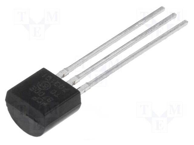 MICROCHIP TECHNOLOGY MCP9700-E/TO IC: temperatuursensor; LAT; -40÷125°C; TO92; THT; 2,3÷5,5V; ±2°C - 1 stuk-0