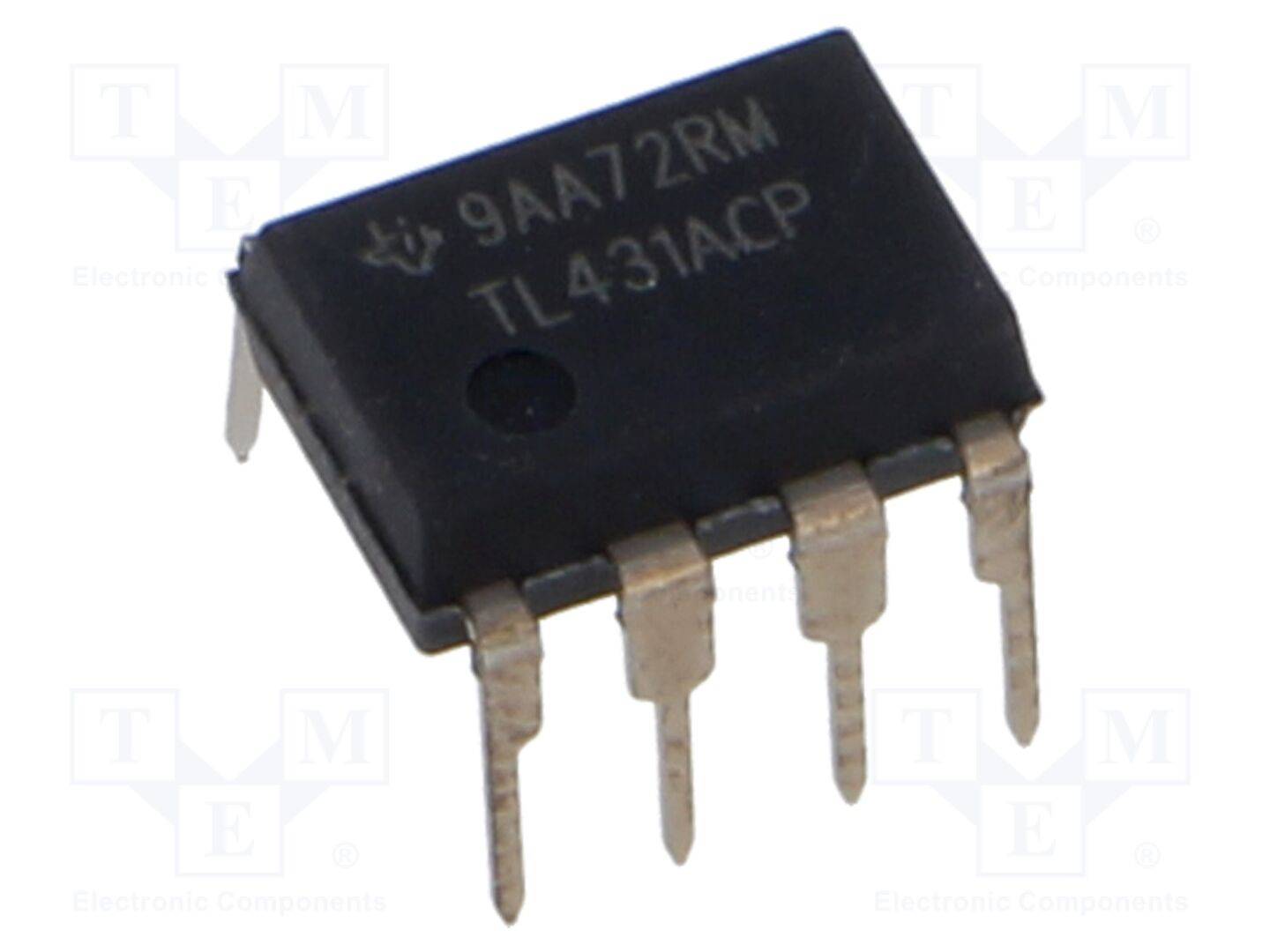 TEXAS INSTRUMENTS TL431ACP IC: spanning referentiebronnen; 2,495V; ±1%; DIP8; buis; 100mA - 1 stuk-0