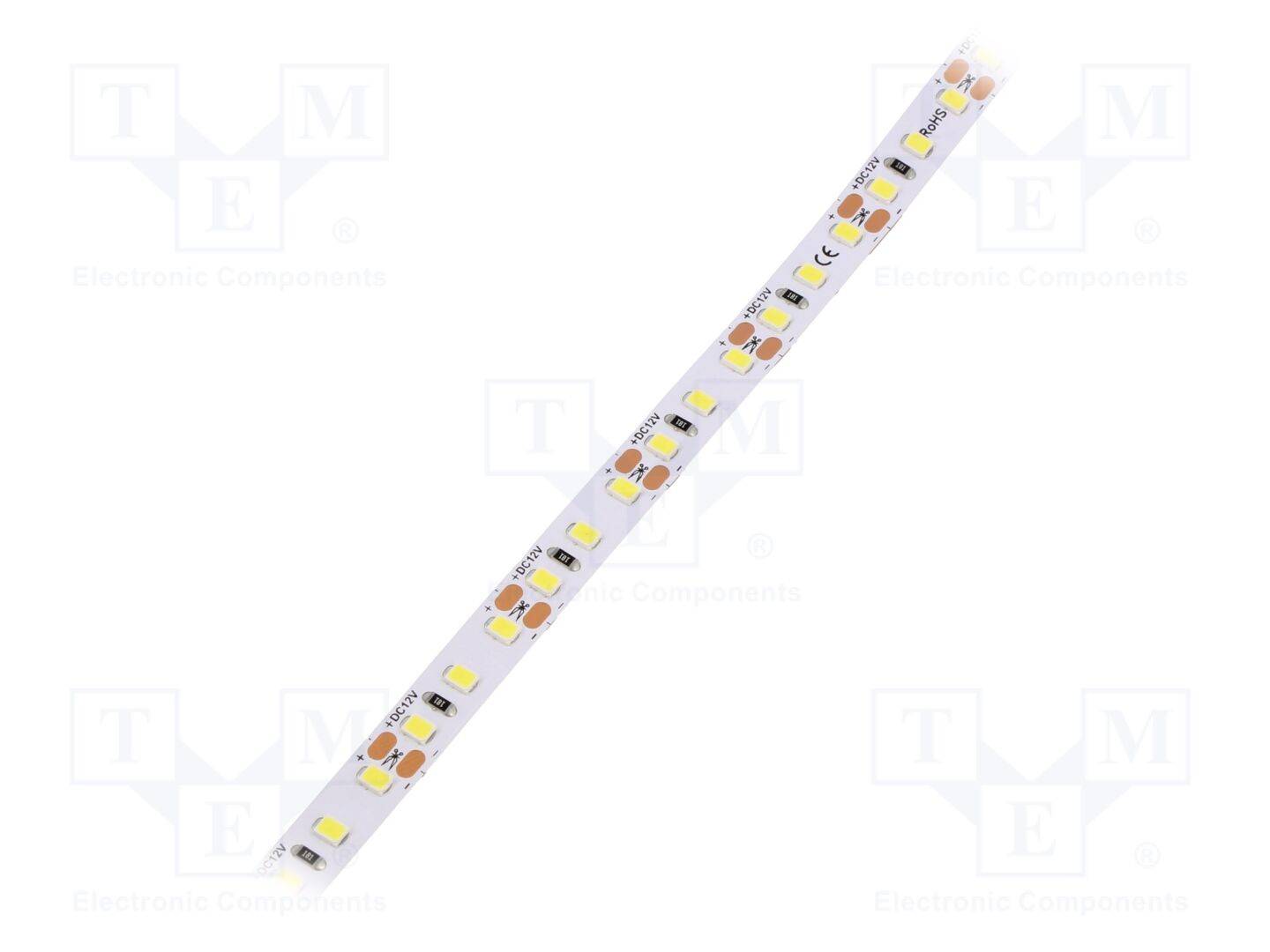 POS HQS-96120W-12 LED strips; koud wit; Behuiz.(mm): 2835; LED/m: 120; 8mm; IP33; 120° - 1 meter-0
