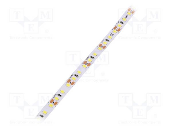 POS HQS-96120W-12 LED strips; koud wit; Behuiz.(mm): 2835; LED/m: 120; 8mm; IP33; 120° - 1 meter
