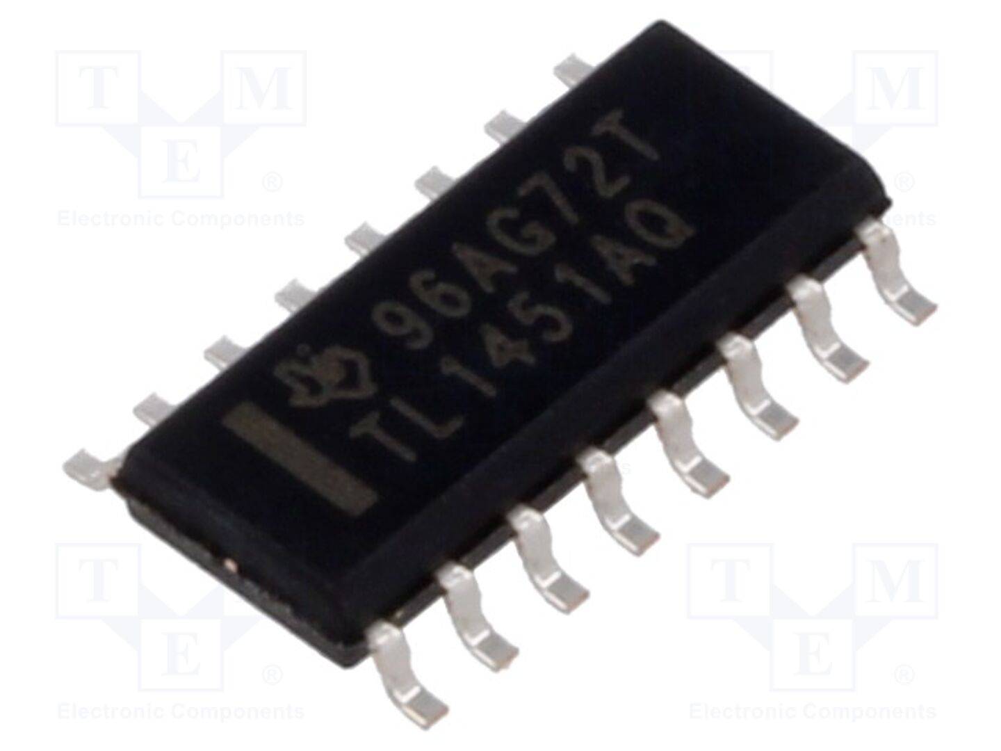 TEXAS INSTRUMENTS TL1451AQD IC: PMIC; controller PWM; Uin max: 1÷50V; SO16-W; 0÷100%; SMPS; buis - 1 stuk-0