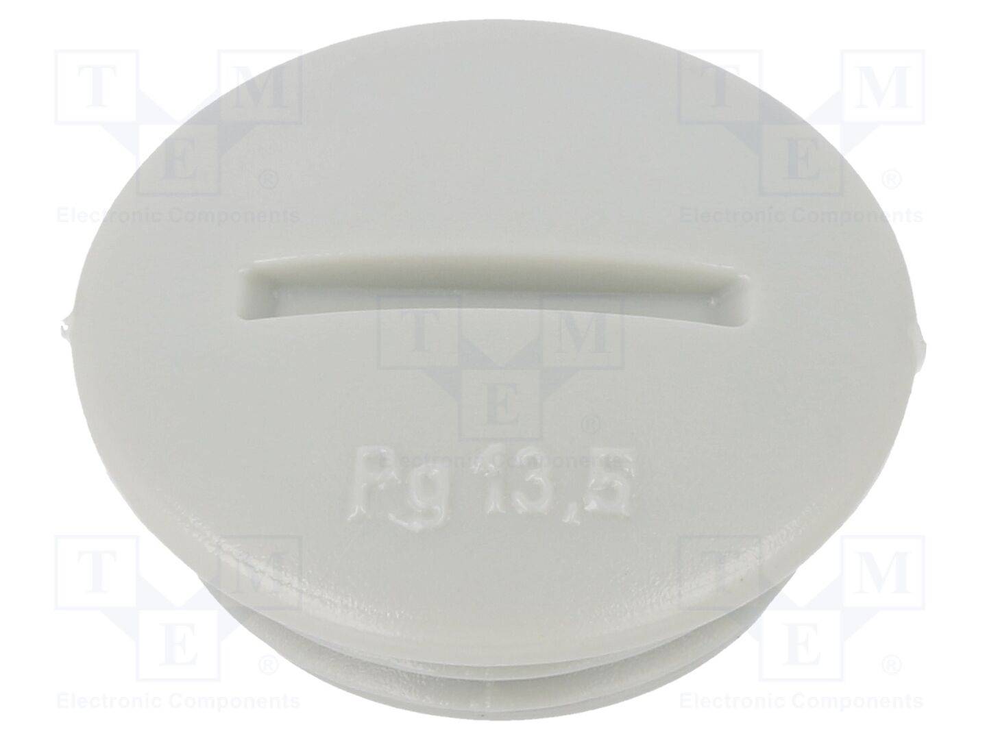 OBO BETTERMANN OBO-2033135 Stop; PG13,5; polystyreen; lichtgrijs; 6,5mm - 5 stuks-0