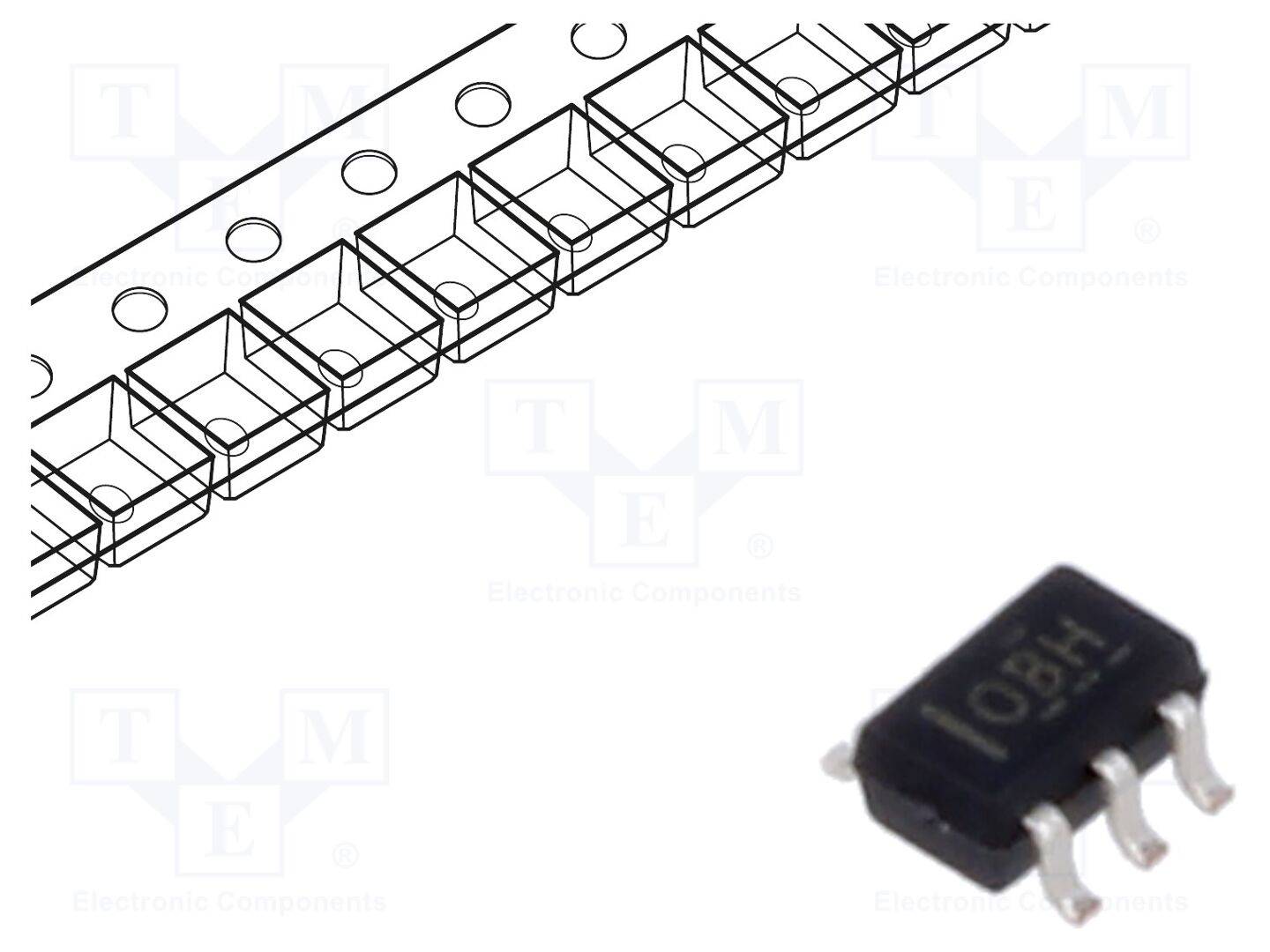 TEXAS INSTRUMENTS INA199A2DCKT IC: meetversterker; 30kHz; Ch: 1; 2,7÷26VDC; SC70-6; 100V/V; 5uV - 1 stuk-0