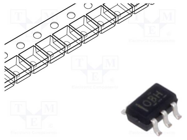 TEXAS INSTRUMENTS INA199A2DCKT IC: meetversterker; 30kHz; Ch: 1; 2,7÷26VDC; SC70-6; 100V/V; 5uV - 1 stuk