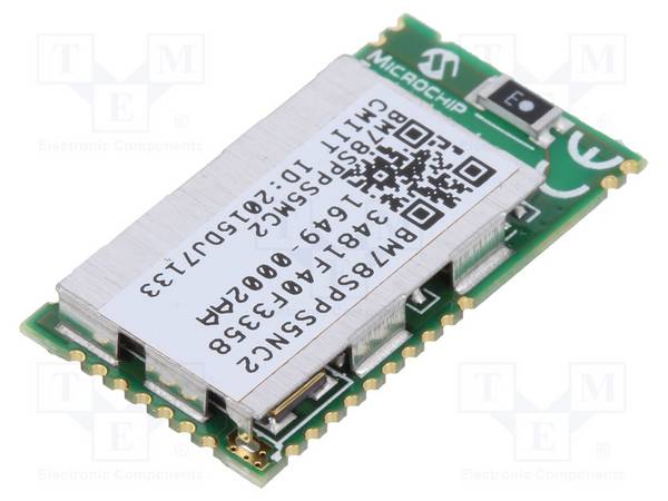 MICROCHIP TECHNOLOGY BM78SPPS5NC2-0002A Module: Bluetooth Classic / Low Energy; Bluetooth: 4.2,5.0,BLE - 1 stuk