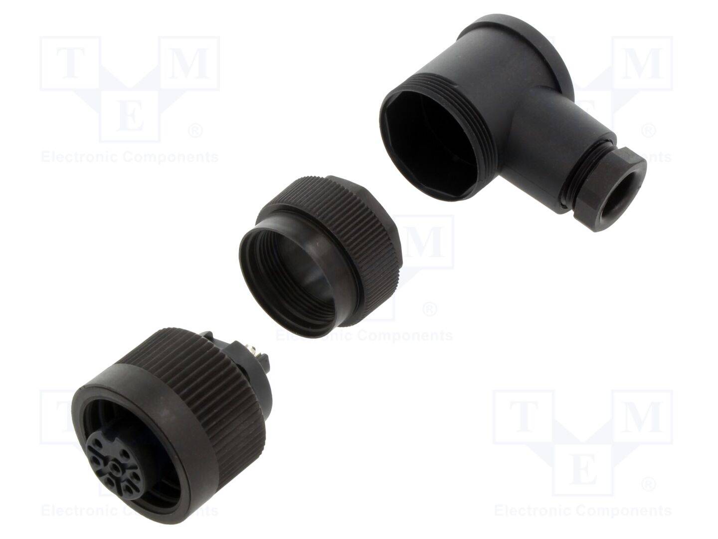 BINDER 99-0218-70-07 Connector: rond; 250V; 10A; PIN: 7; stekker; vrouwelijk; klemmen - 1 stuk