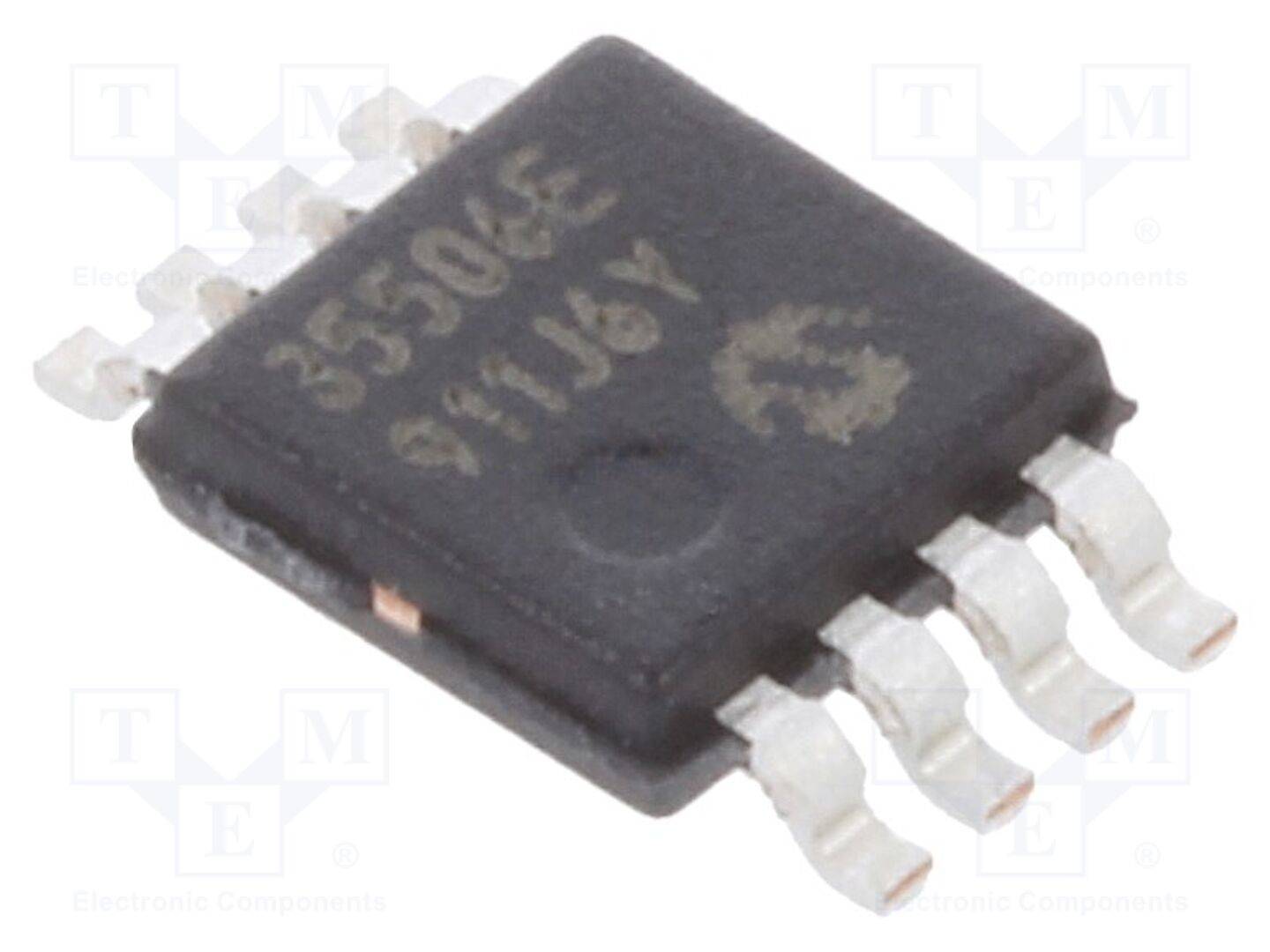 MICROCHIP TECHNOLOGY MCP3550-60E/MS IC: omvormer A/D; Ch: 1; 22bit; 15sps; 2,7÷5,5V; MSOP8; ±8LSB; buis - 1 stuk-0