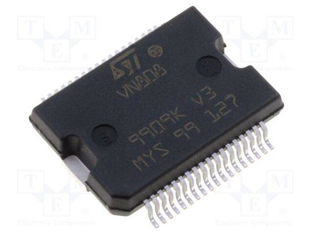 STMicroelectronics VN808-E IC: power switch; high-side; 0,7A; PowerSO36; 45V; buis - 1 stuk-0