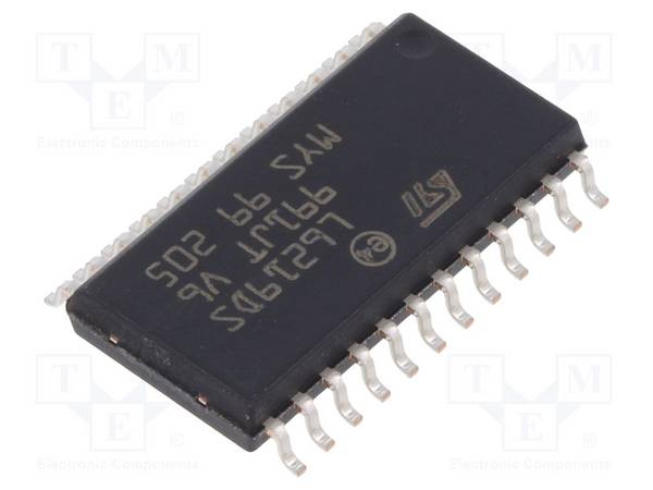 STMicroelectronics E-L6219DS IC: driver; stappenmotorcontroller; SO24; 0,75A; 10÷46V; Ch: 4 - 1 stuk