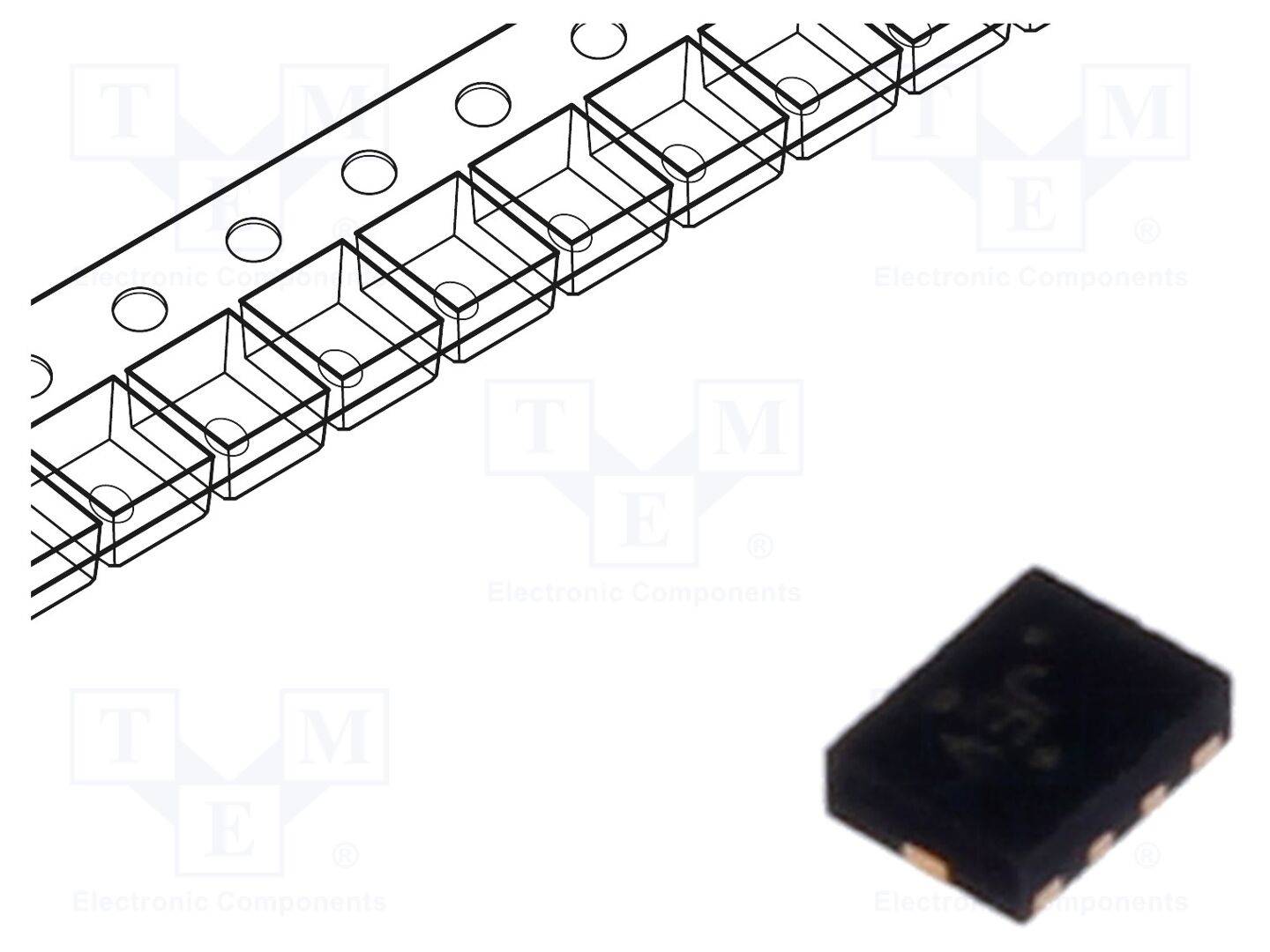 TEXAS INSTRUMENTS TS5A23159RSER IC: analoge schakelaar; demultiplexer,multiplexer; SPDT; Ch: 2 - 1 stuk-0