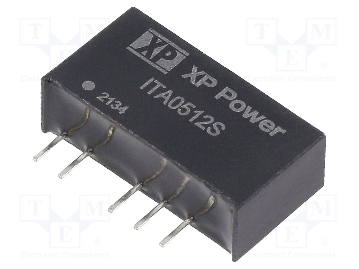 XP POWER ITA0512S Omvormer: DC/DC; 1W; Uin: 5VDC; Uuit: 12VDC; Uuit2: -12VDC; SIP; THT - 1 stuk-0