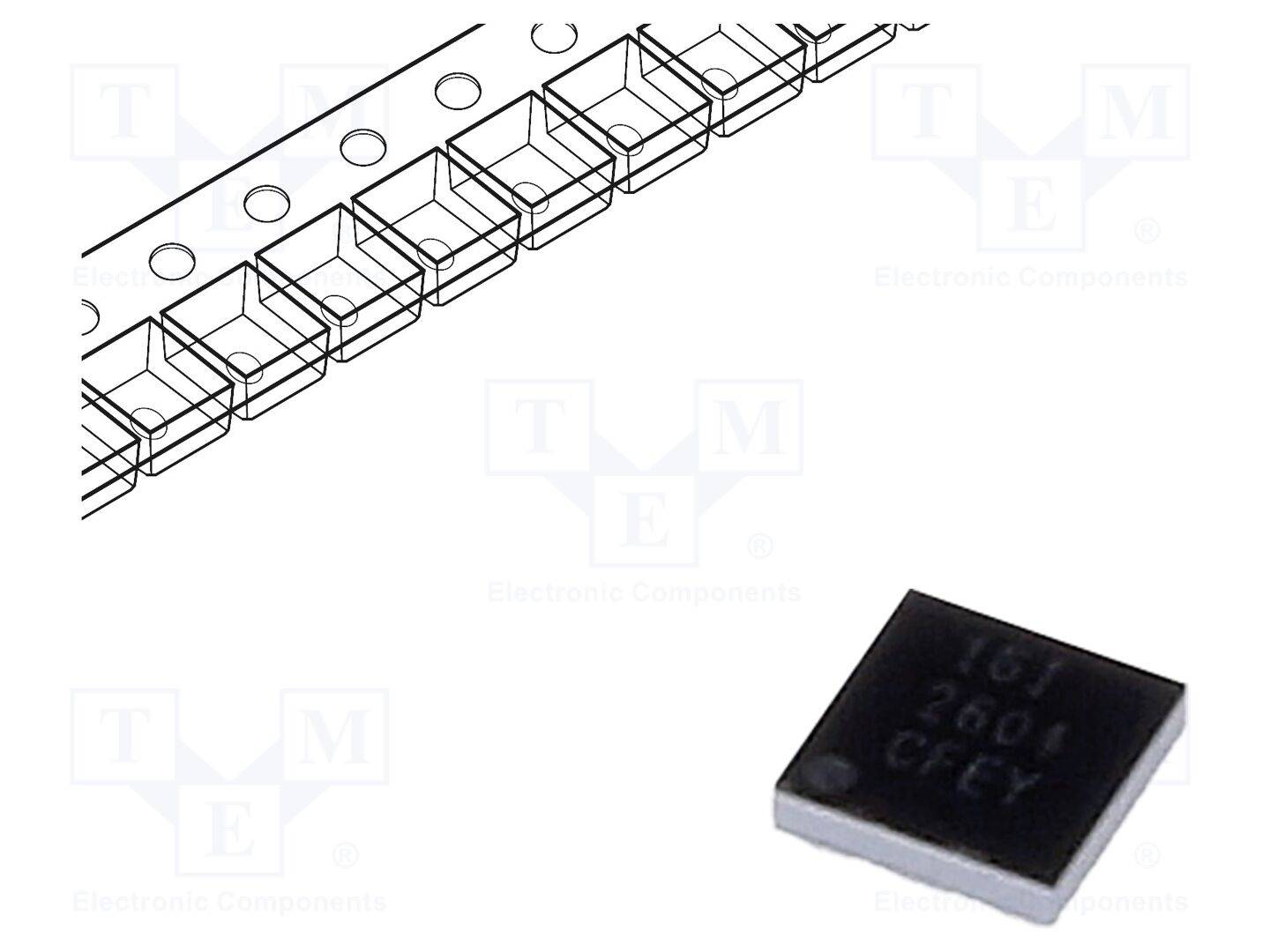 TEXAS INSTRUMENTS DRV2604YZFR IC: driver; haptic motor controller; I2C,PWM; DSBGA9; 5.5V; Ch: 1 - 1 stuk-0