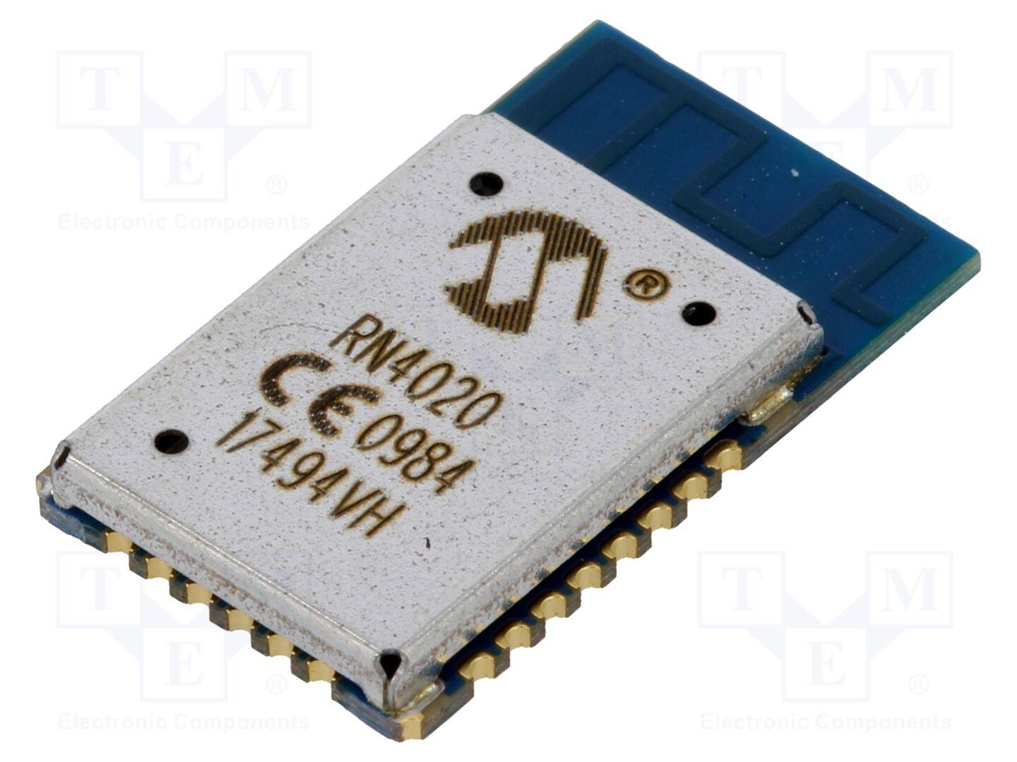 MICROCHIP TECHNOLOGY RN4020-V/RM123 Module: Bluetooth Low Energy; Bluetooth: 4.1; 7dBm; Bereik: 100m - 1 stuk-0