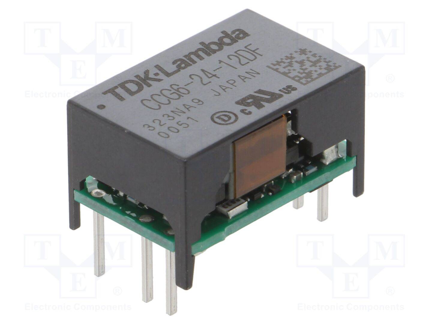 TDK-LAMBDA CCG6-24-12DF Omvormer: DC/DC; 6W; Uin: 9÷36VDC; Uuit: 12VDC; Uuit2: -12VDC; THT - 1 stuk-0