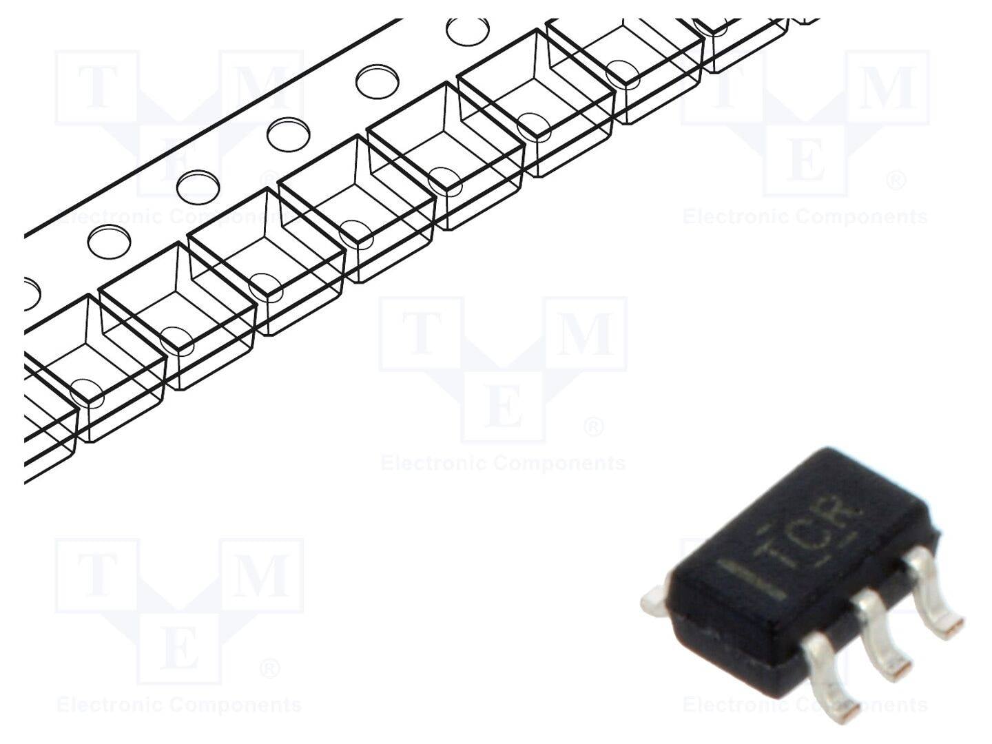 TEXAS INSTRUMENTS SN74AVC1T45DCKR IC: digitaal; bus transceiver; CMOS - 1 stuk-0