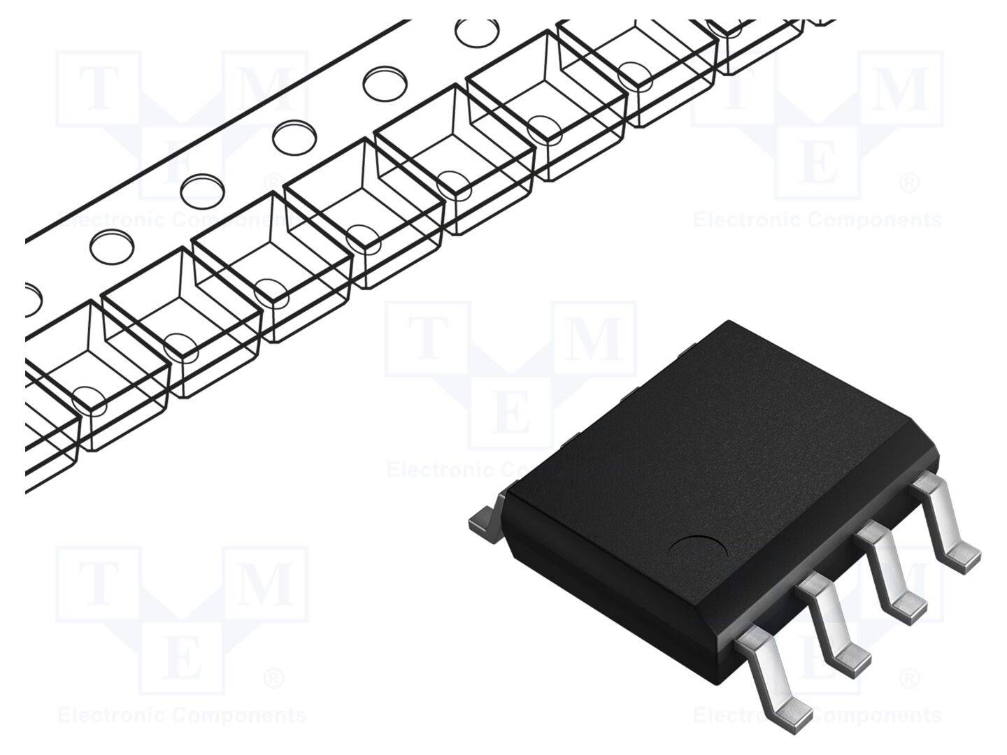 MICROCHIP TECHNOLOGY MCP3422A0-E/SN IC: omvormer A/D; Ch: 2; 18bit; 240sps; 2,7÷5,5V; SOIC8; buis - 1 stuk-0