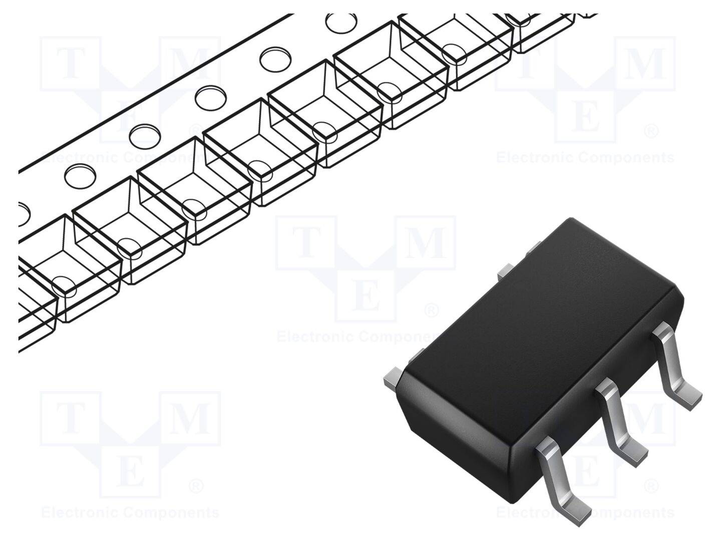 TEXAS INSTRUMENTS SN6501QDBVRQ1 IC: transformatordriver; SOT23-5; -40÷125°C; 3÷5,5VDC - 1 stuk-0