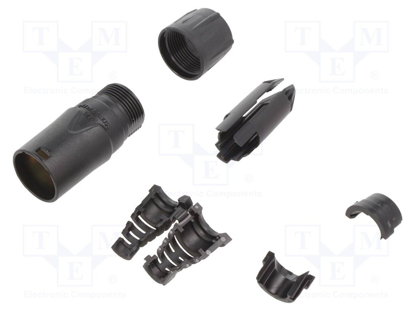 NEUTRIK NTR-NE8MX-B Connector: RJ45; stekker; etherCON; PIN: 8; Cat 5e; voor draad - 1 stuk-0