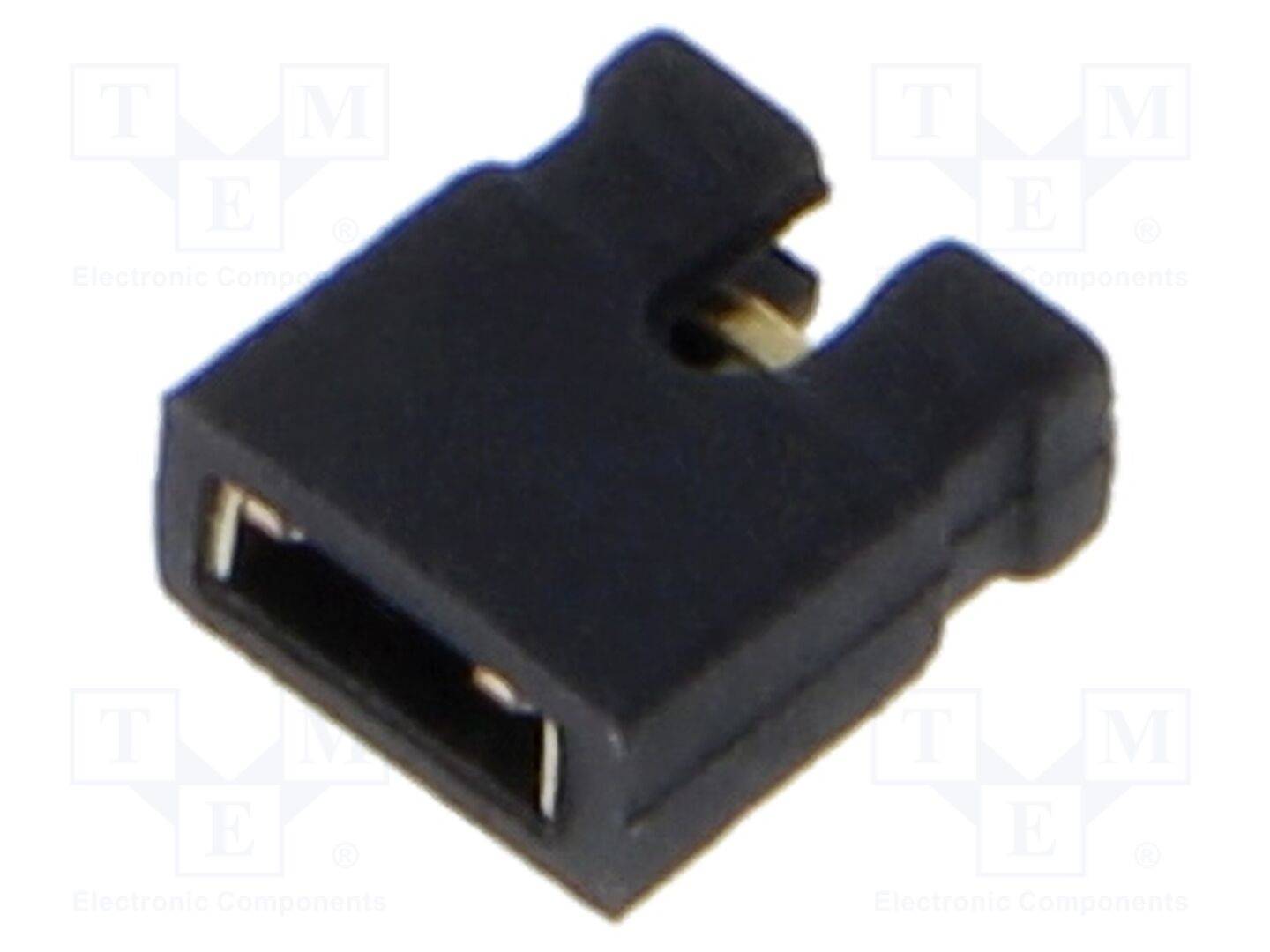 SAMTEC 2SN-BK-G Connector: pin; kortsluitingsstekker; vrouwelijk; recht; 2mm; 1x2 - 1 stuk-0