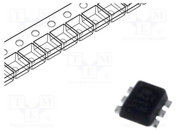 TEXAS INSTRUMENTS DRV8212DRLR IC: driver; H brug; borstelmotorcontroller; SOT5X3; 4A; Ch: 1 - 1 stuk
