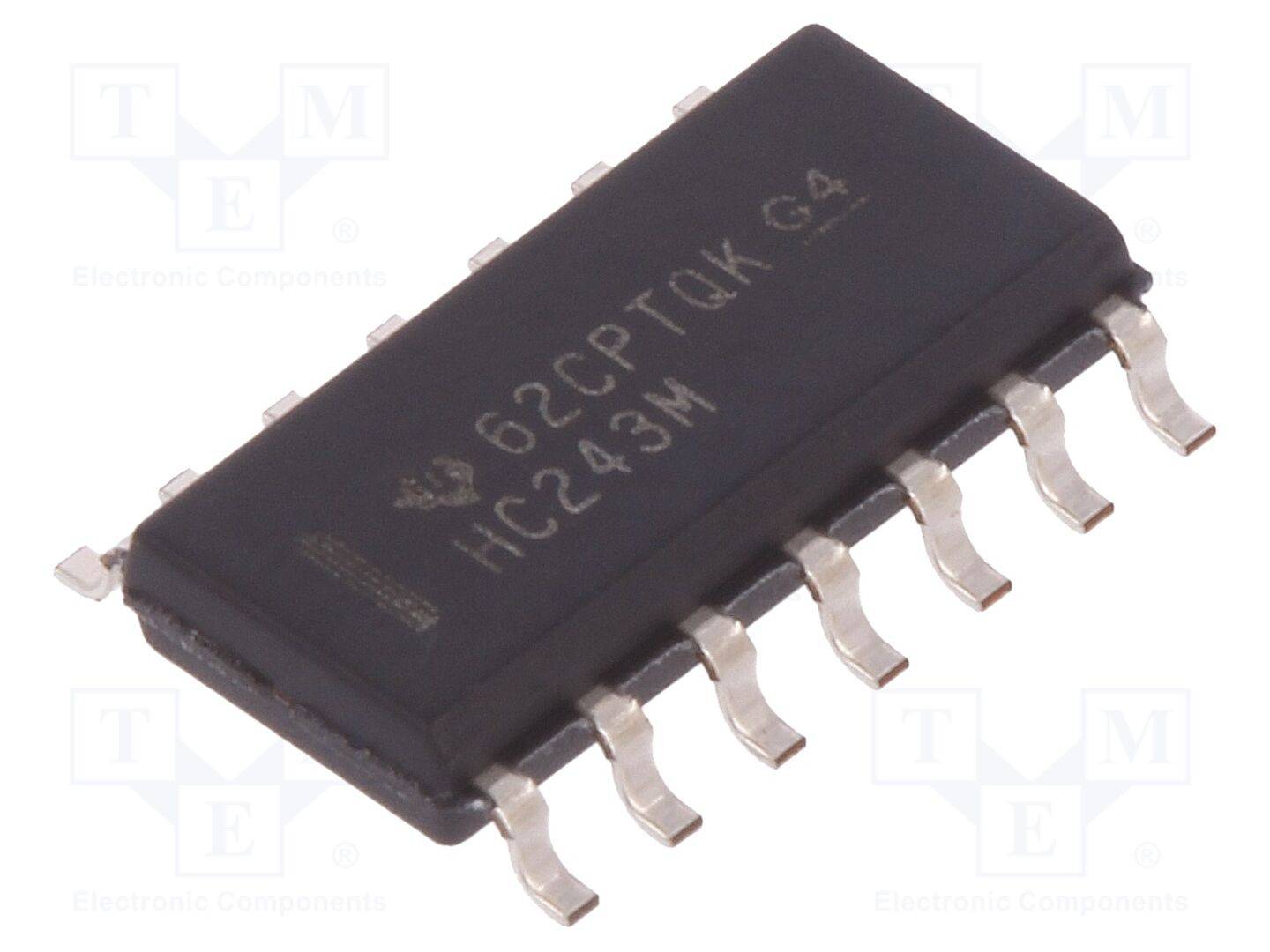TEXAS INSTRUMENTS CD74HC243M IC: digitaal; bus transceiver; Ch: 4; CMOS; SMD; SO14; OUT: 3-stands - 1 stuk-0