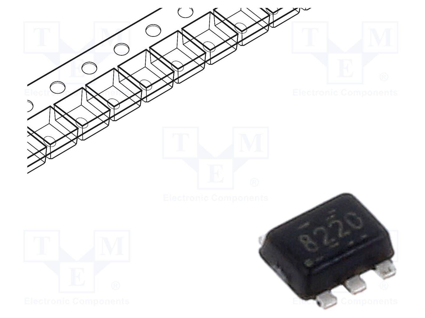TEXAS INSTRUMENTS DRV8220DRLR IC: driver; H brug; borstelmotorcontroller; SOT5X3; 1,76A; Ch: 1 - 1 stuk-0