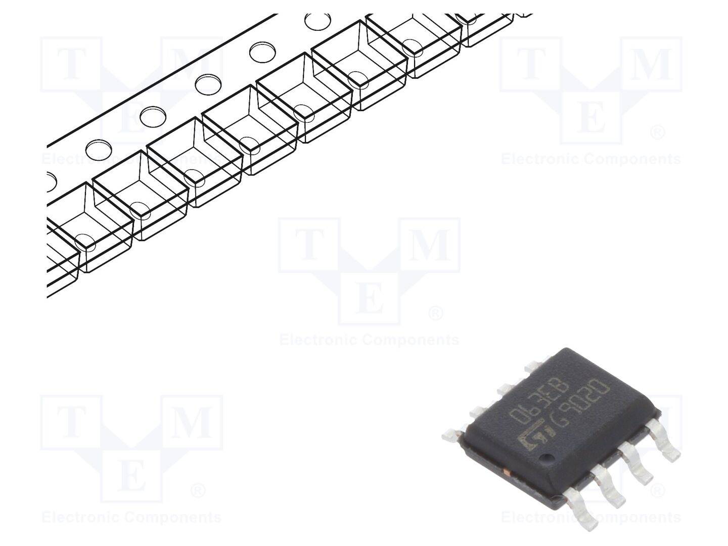 STMicroelectronics MC34063EBD-TR Driver; omvormer DC/DC; Uin: 3÷40VDC; Uuit: 1,25÷38VDC; 1,5A; SO8 - 1 stuk-0