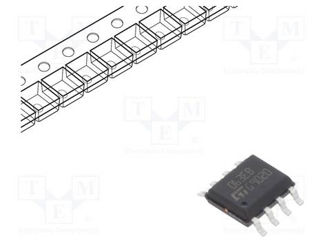 STMicroelectronics MC34063EBD-TR Driver; omvormer DC/DC; Uin: 3÷40VDC; Uuit: 1,25÷38VDC; 1,5A; SO8 - 1 stuk