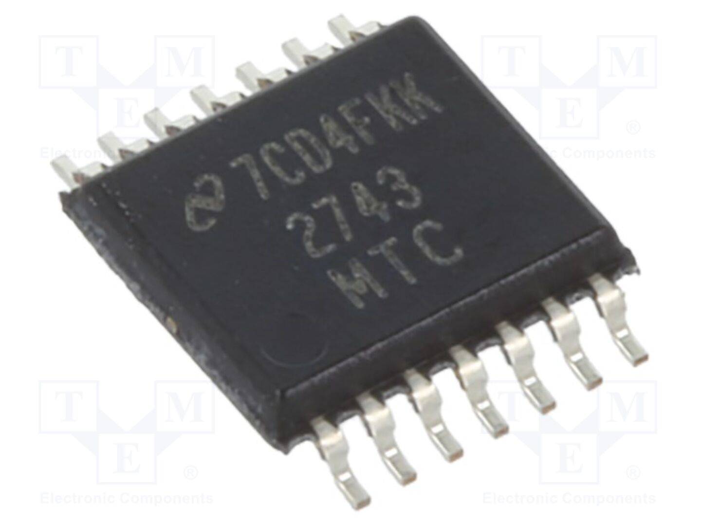 TEXAS INSTRUMENTS LM2743MTC/NOPB PMIC; omvormer DC/DC; Uin: 2,2÷16VDC; Uuit: 0,6÷13,5VDC; 20A; SMD - 1 stuk-0