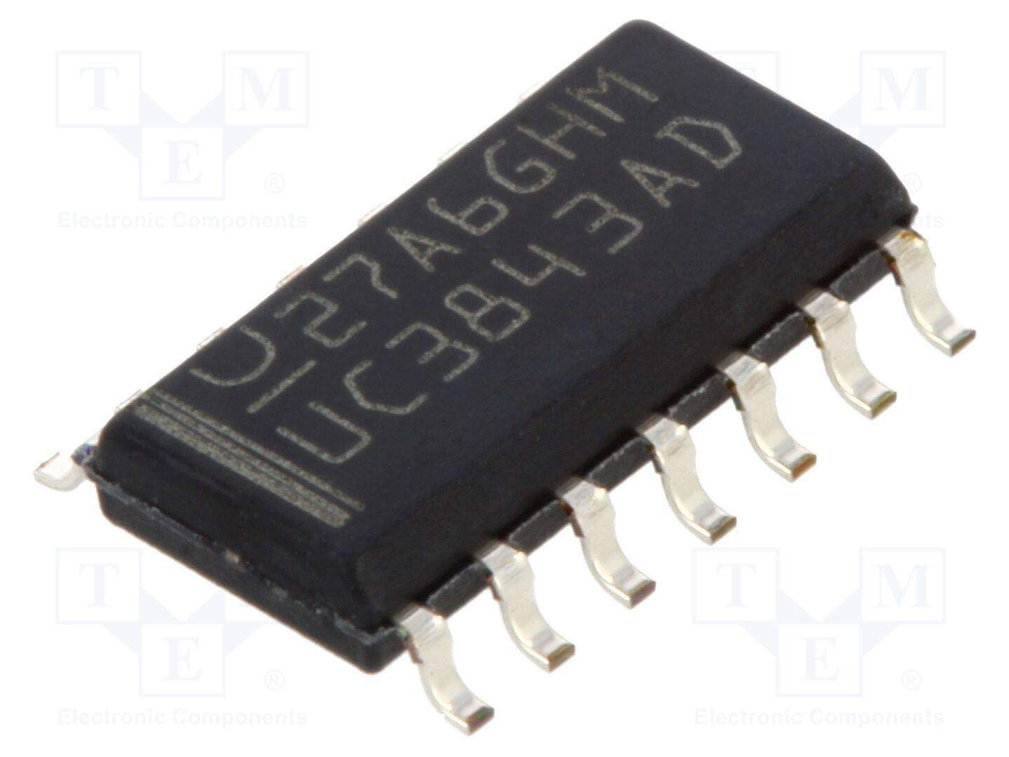 TEXAS INSTRUMENTS UC3843AD IC: PMIC; controller PWM; 1A; 47÷500kHz; Ch: 1; SO14; 8,4÷30V; 0÷96% - 1 stuk-0