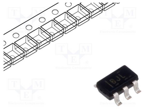 TEXAS INSTRUMENTS INA198AIDBVR IC: meetversterker; 200kHz; Ch: 1; 2,7÷18VDC; SOT23-5; 100V/V; 500uV - 1 stuk