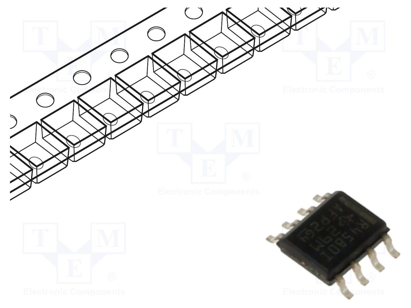 TEXAS INSTRUMENTS RC4580IDR IC: operationele versterker; 12MHz; Ch: 2; ±2÷16VDC; SO8; 3mV - 1 stuk-0