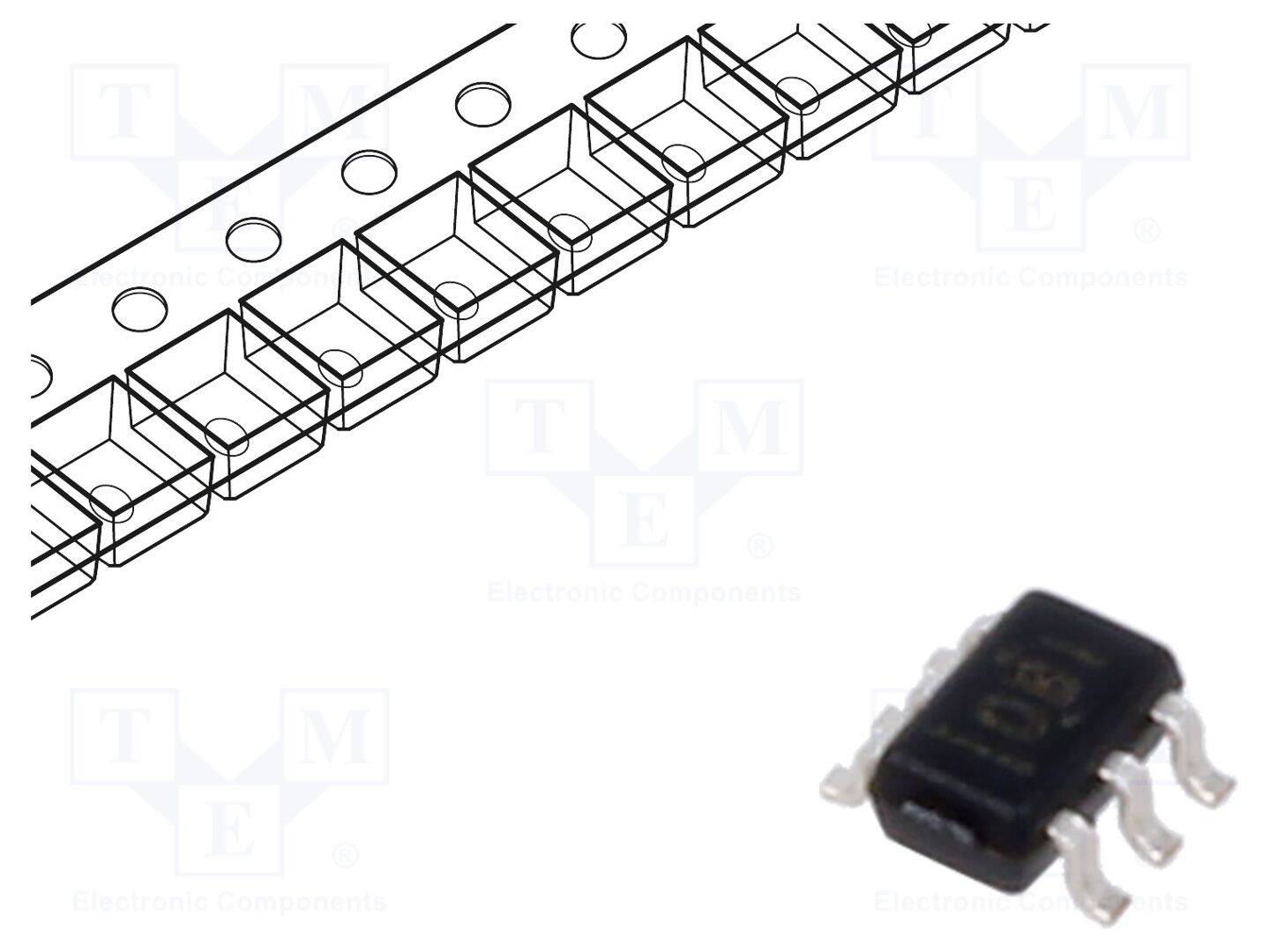 TEXAS INSTRUMENTS INA199A3DCKR IC: meetversterker; 14kHz; Ch: 1; 2,7÷26VDC; SC70-6; 200V/V; 5uV - 1 stuk-0