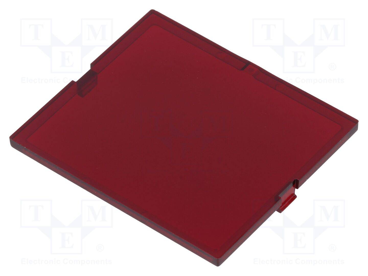 ITALTRONIC IT-P05030821F Frontpaneel; zonder frame,met handvat; rood halftransparant - 1 stuk-0