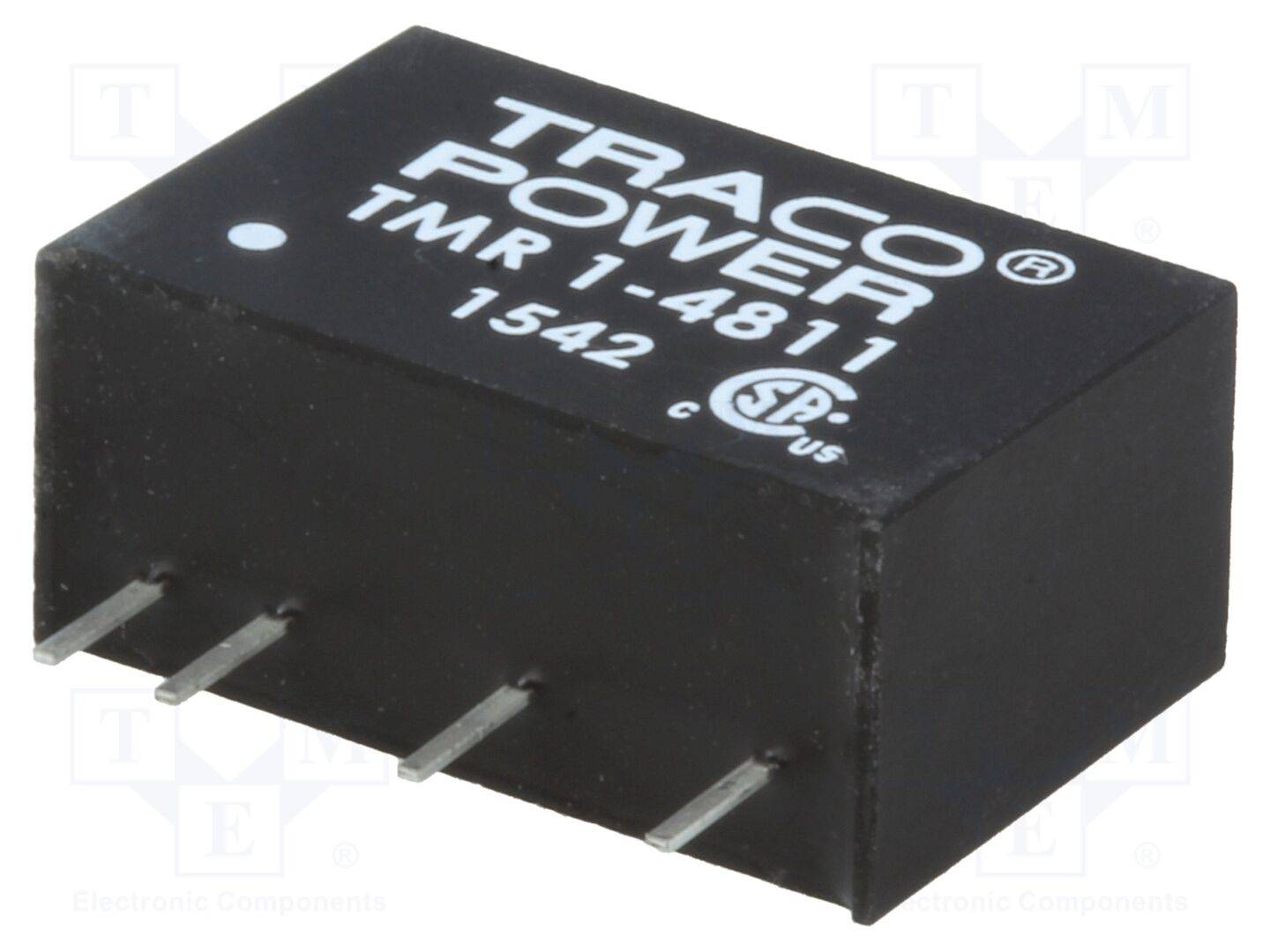 TRACO POWER TMR1-4811 Omvormer: DC/DC; 1W; Uin: 36÷75VDC; Uuit: 5VDC; Iuit: 200mA; PCB - 1 stuk-0