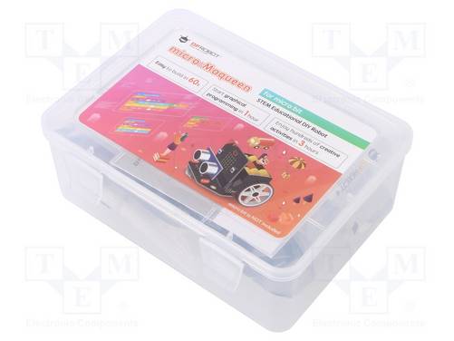 DFROBOT DF-ROB0148 Rollend chassis; 3,5÷5VDC; micro: bit; 81x85x44mm; Overbr: 150: 1 - 1 stuk