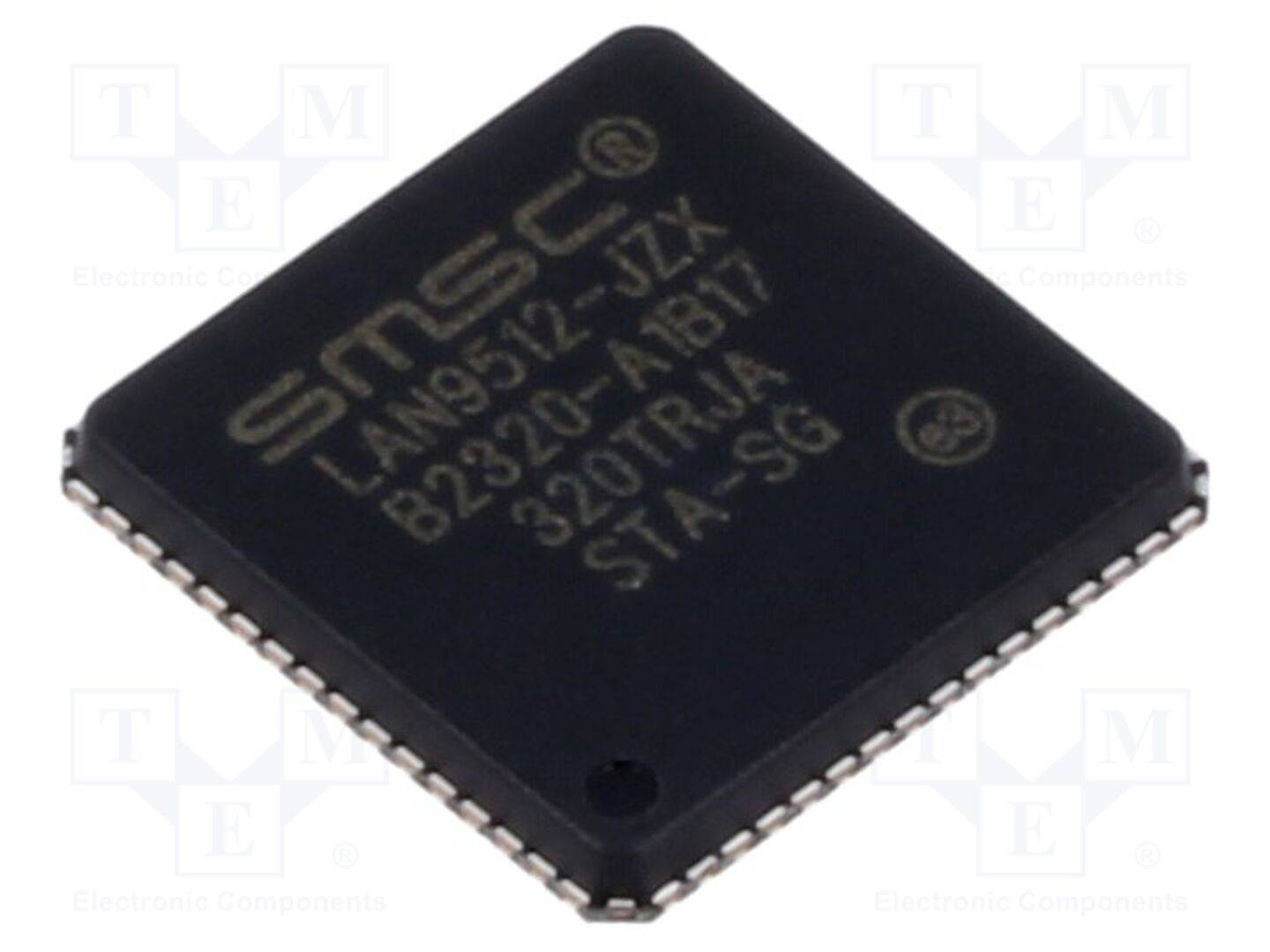 MICROCHIP TECHNOLOGY LAN9512-JZX IC: controller Ethernet; full duplex,half duplex,MDI-X,USB 2.0 - 1 stuk-0