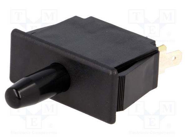 HONEYWELL 2DM1 Schakelaar: deur; pos: 2; DPDT; 10A/250VAC; zwart; Uitg: connectoren - 1 stuk