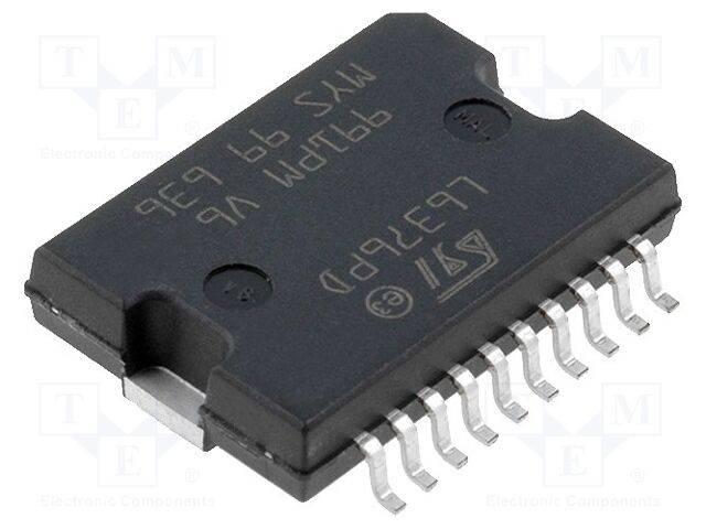 STMicroelectronics L6376D IC: power switch; high-side; 0,5A; Ch: 4; SMD; PowerSO20; -25÷85°C - 1 stuk-0
