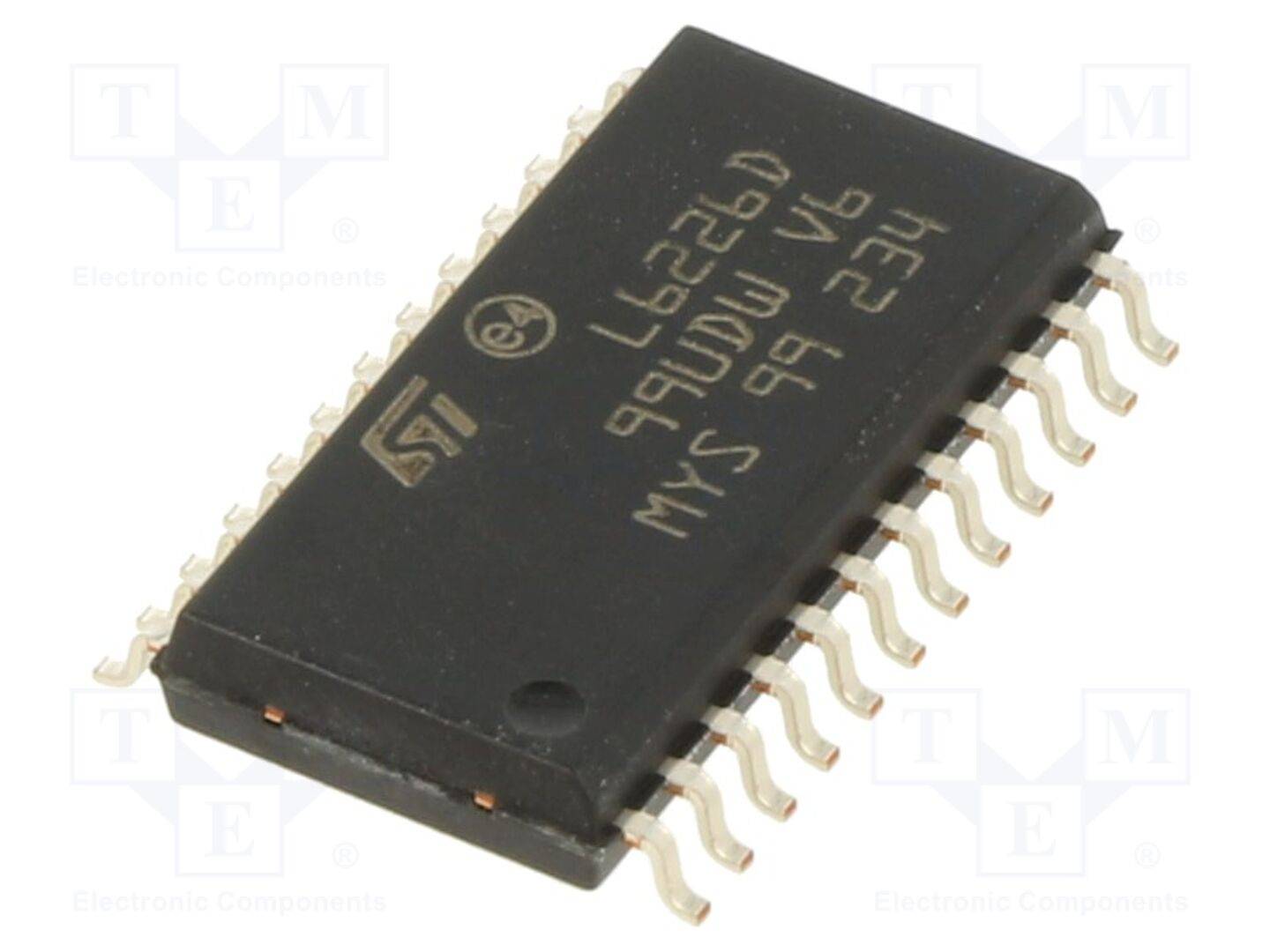 STMicroelectronics L6226D IC: driver; H brug; motorcontroller; SO24; 1,4A; Ch: 4; 100kHz; 8÷52V - 1 stuk-0