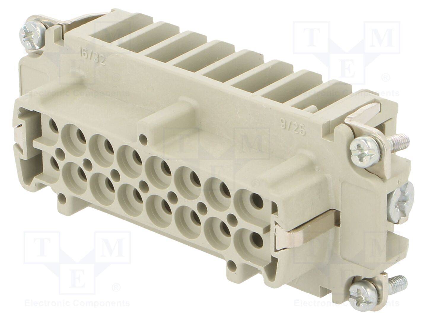 AMPHENOL C146-10B0165001 Connector: HDC; contactinzetstuk; vrouwelijk; 16A; 500V; PIN: 16 - 1 stuk